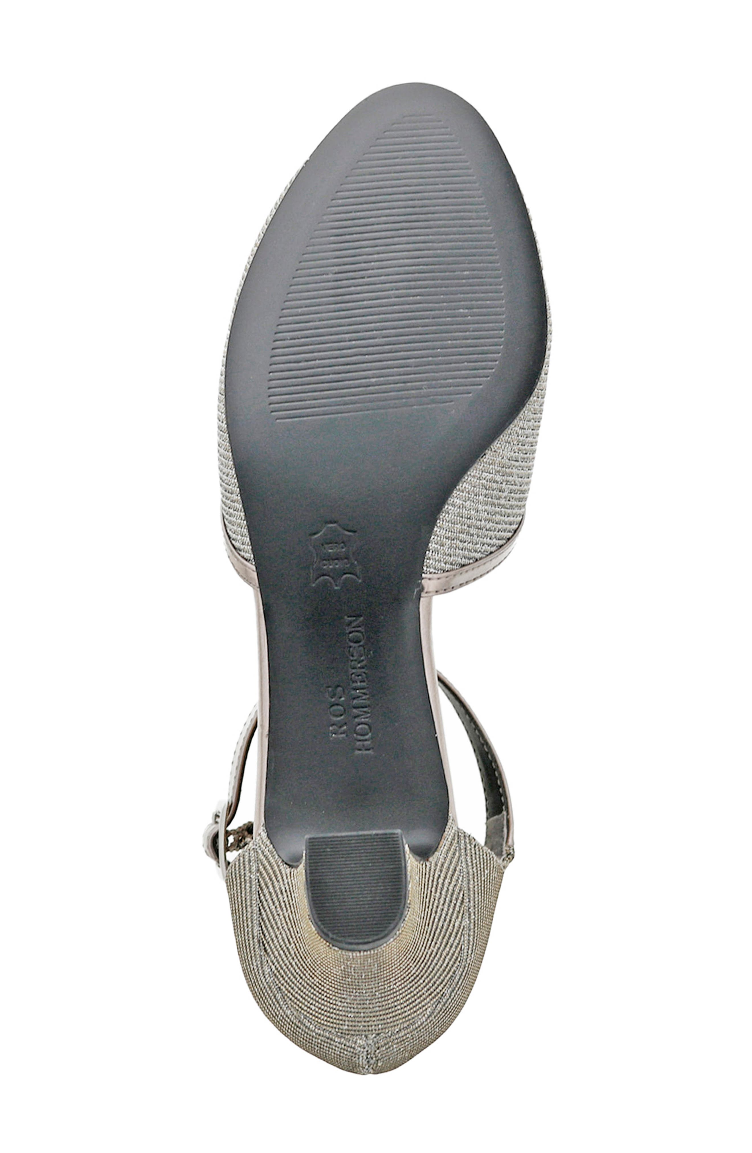 Ros Hommerson Heidi Kitten Heel Pump, Alternate, color, Silver Iridescent Glitter