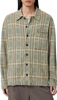 AllSaints Solmar Knitted Check Cardigan