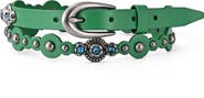 OLD TREND Rosa Genuine Leather Embellished Vintage Inspired Belt