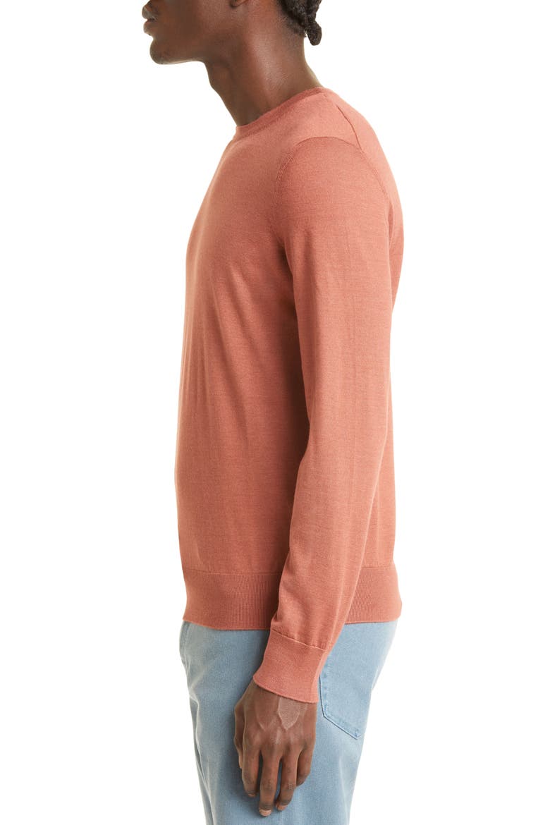Casheta Light Stretch Cotton Sweater, Alternate, color, REDWOOD