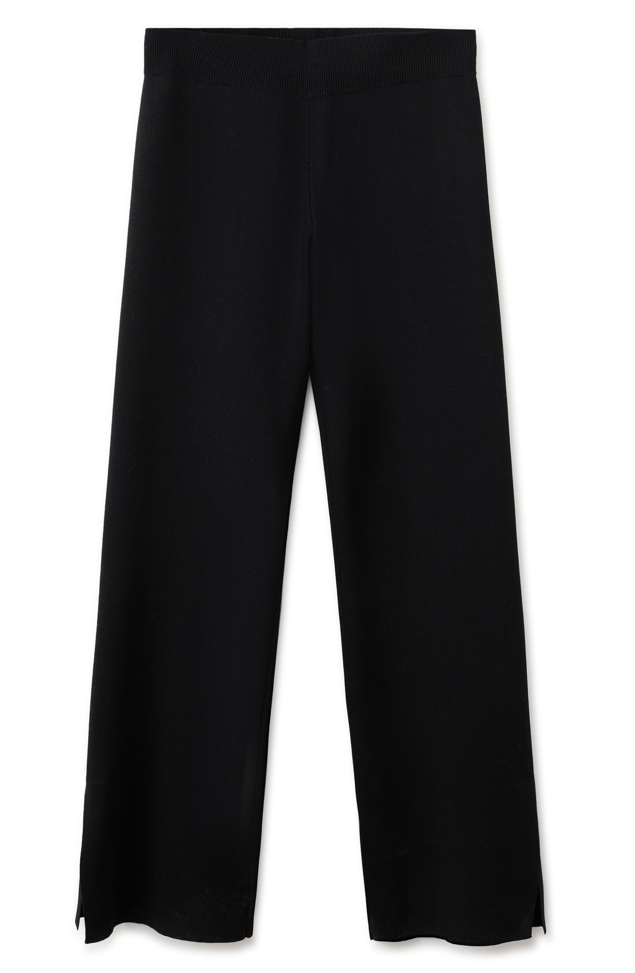 Side Slit Knit Pants