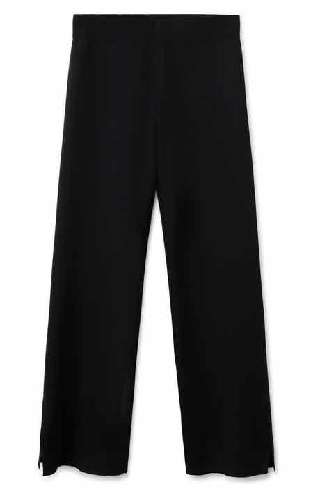 Side Slit Knit Pants