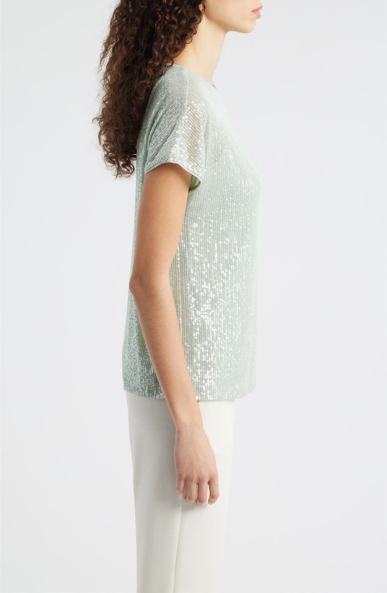 Anne Klein Sequin Top, Alternate, color, Soft Aloe