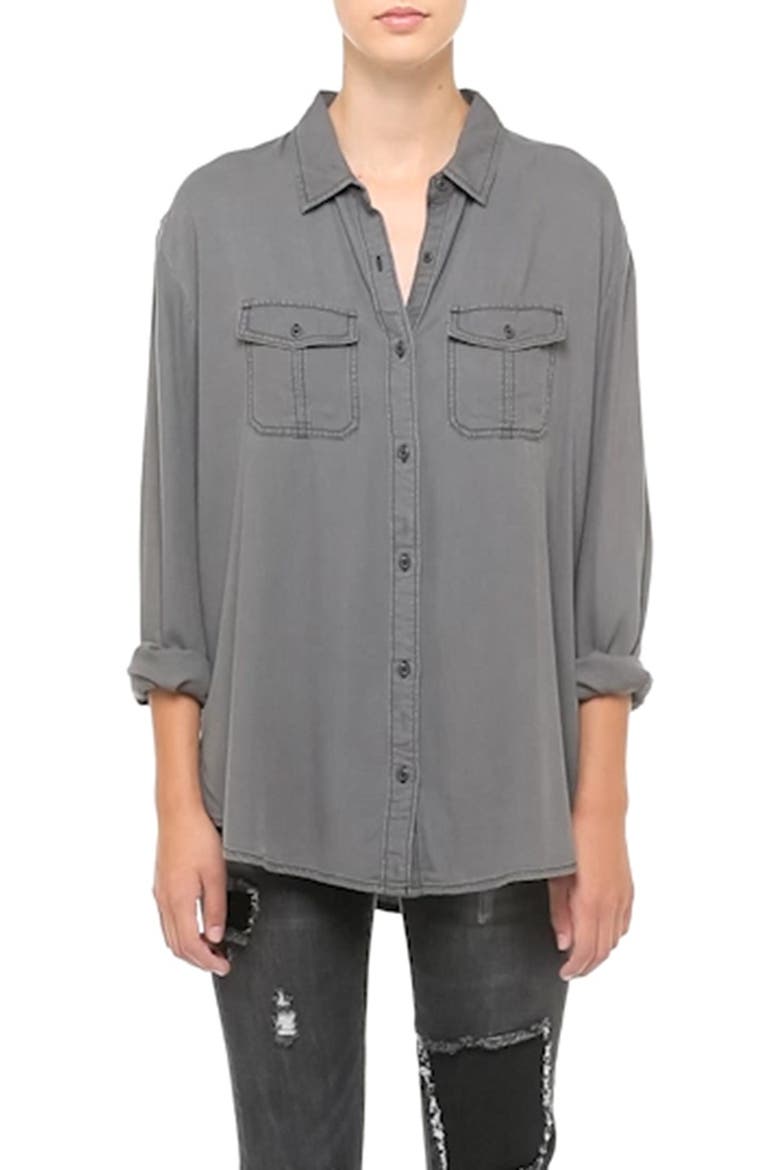 Military Shirt, Alternate, color, GREY SHALE