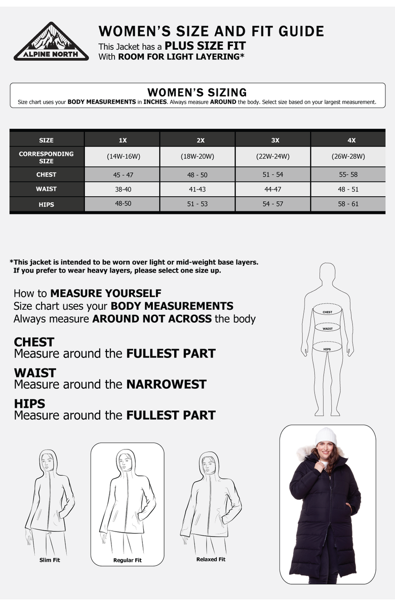 Alpine North KLUANE PLUS SIZE - Vegan Down Ultra Long Winter Parka, Alternate, color, Black