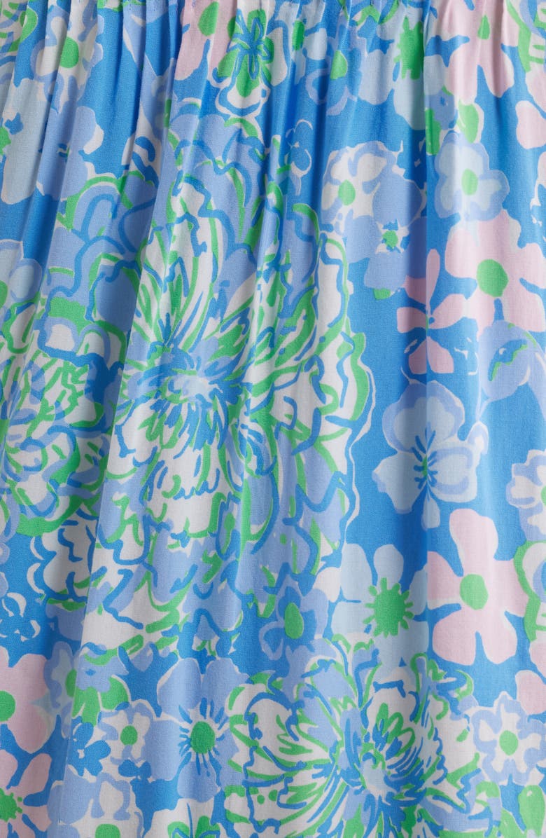 Lilly Pulitzer<sup>®</sup> Danika Pleated Bodice Floral Tunic Dress, Alternate, color, 