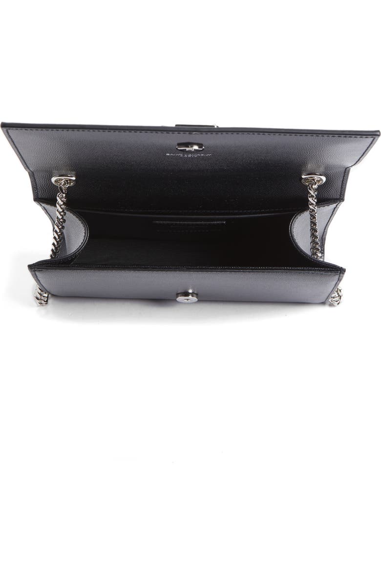 Saint Laurent Small Kate Grained Leather Crossbody Bag, Alternate, color,