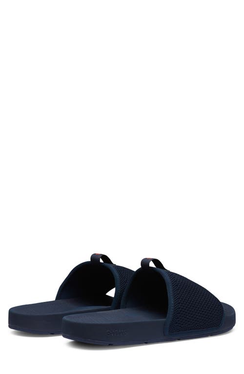 Swims Cabana Knit Slide Sandal In Navy