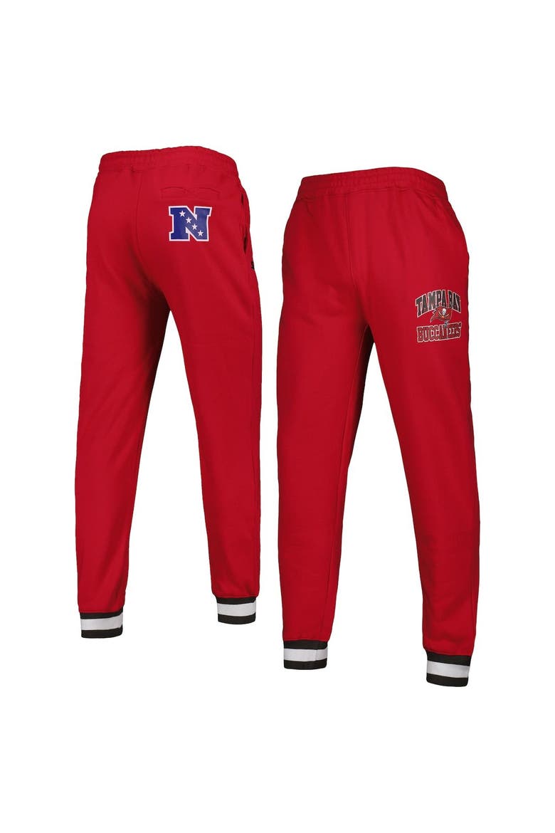 Men's Starter Red Tampa Bay Buccaneers Blitz Fleece Jogger Pants, Main, color, Heather Gray