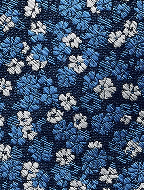 Synrgy By Dxl Micro Floral Tie In Blue