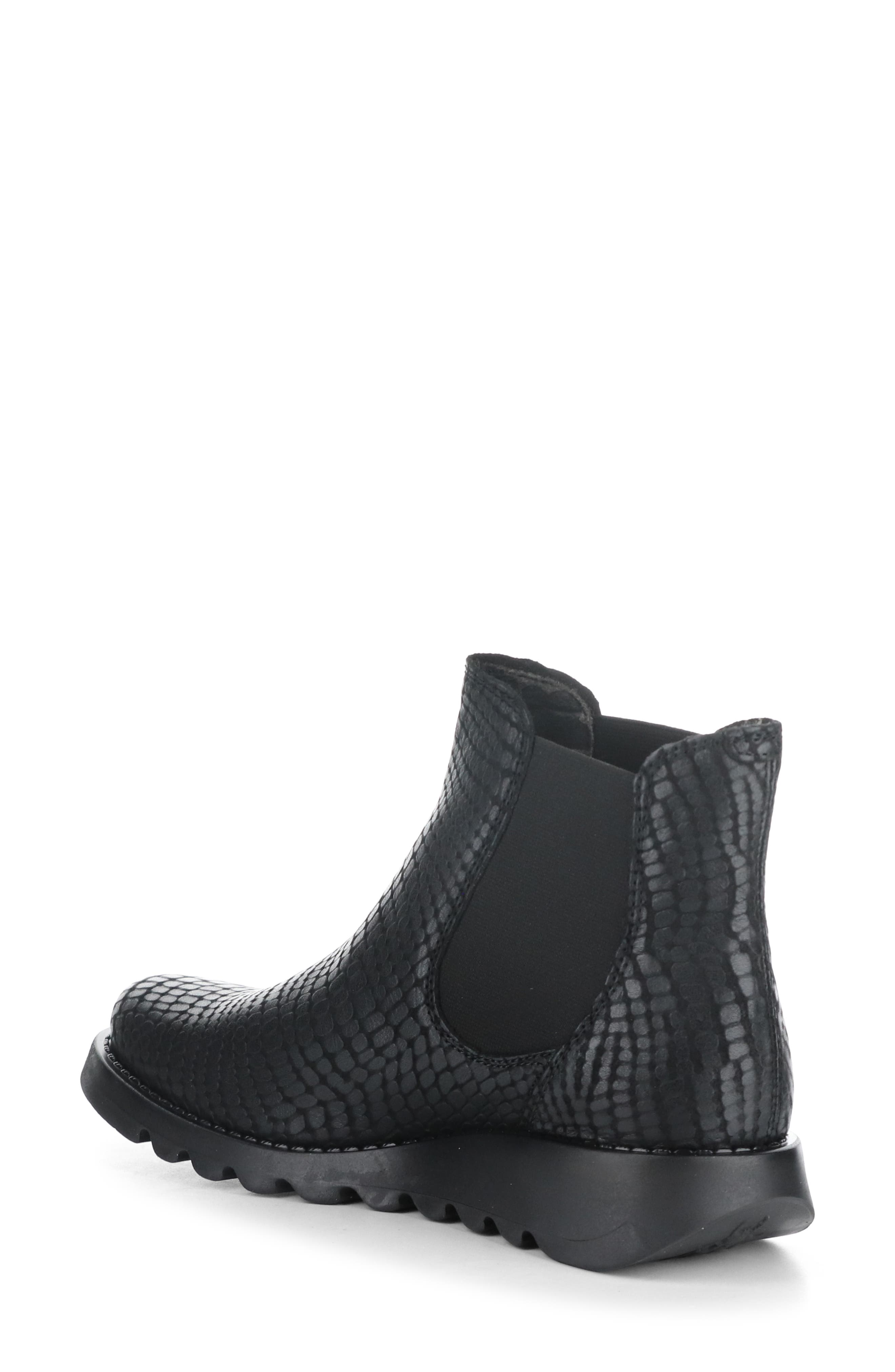Salv Chelsea Boot, Alternate, color, 079 BLACK CROCO PRINT