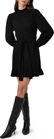 long sleeve homecoming dresses plus size Ever-Pretty Chic A-Line Pleated Chiffon Long Lantern Sleeve Budget Bridesmaid Dress