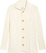Frank & Eileen Cotswolds Cable Stitch Cotton Cardigan
