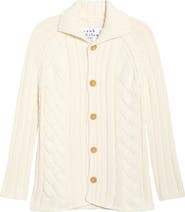 Frank & Eileen Cotswolds Cable Stitch Cotton Cardigan