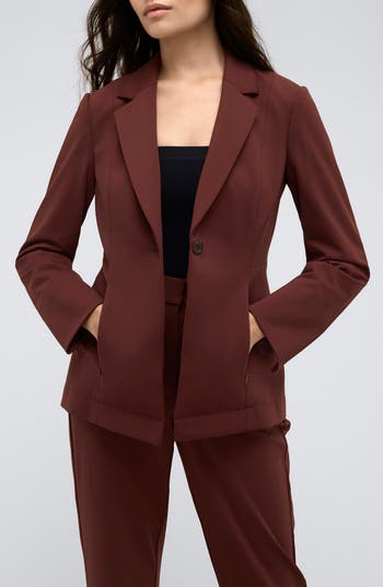 Kenneth Cole Athletic Stretch One-button Blazer