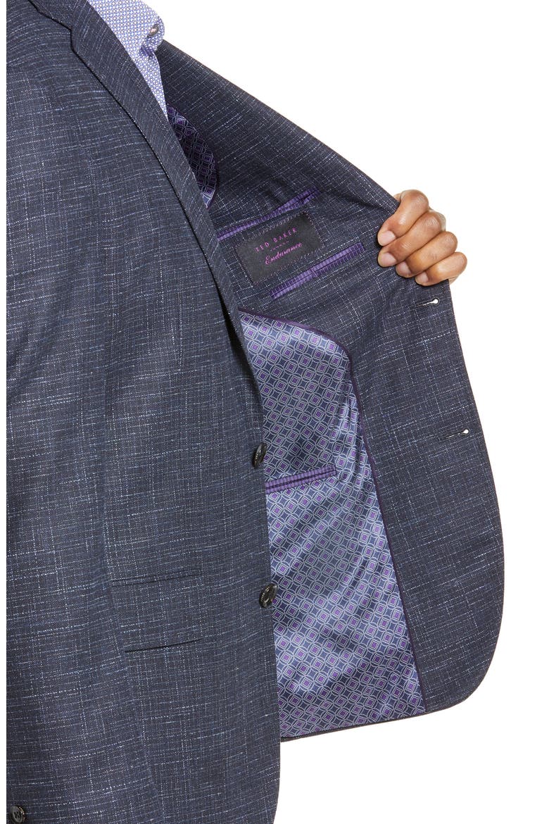 Ralph Extra Trim Fit Check Sport Coat, Alternate, color, NAVY