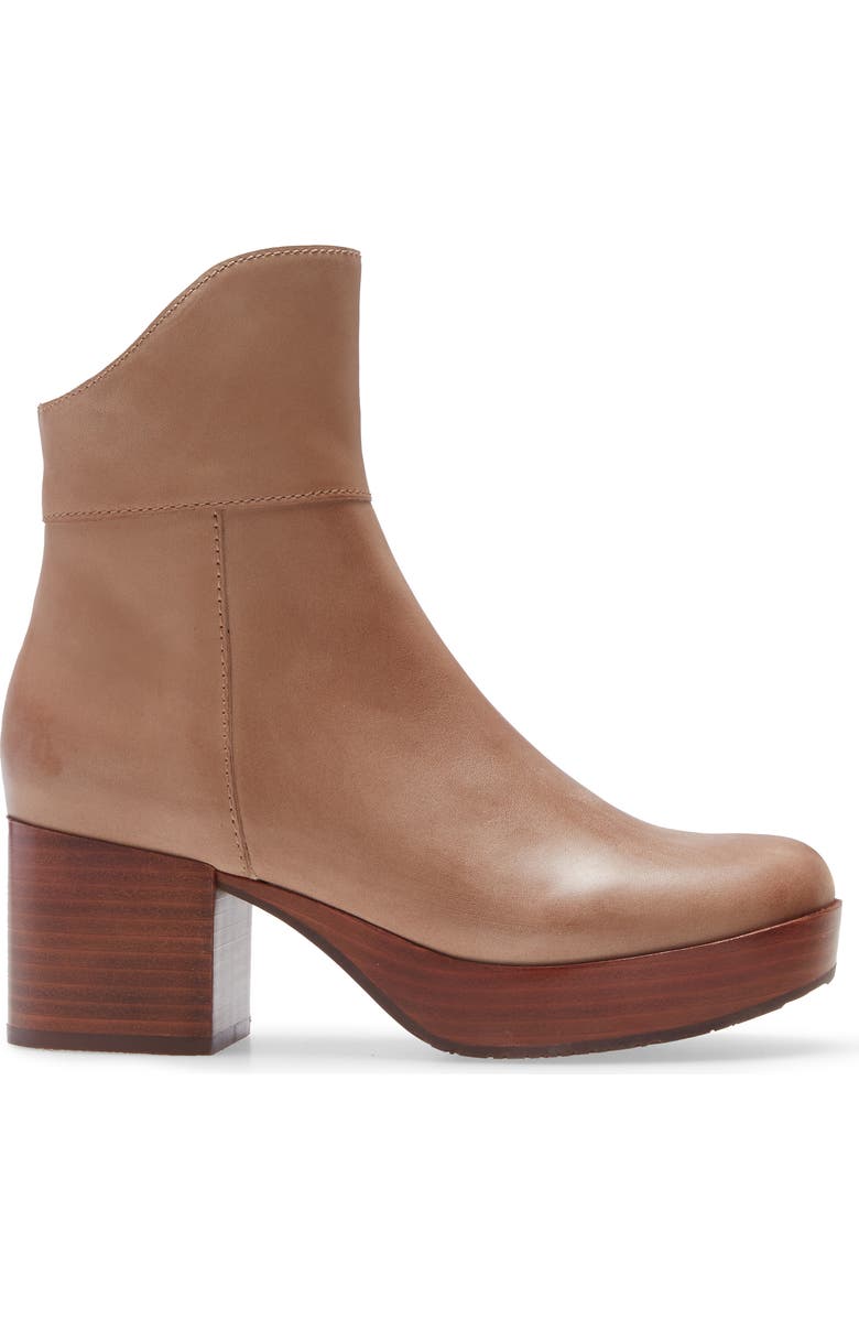 Chocolat Blu Retro Platform Boot, Alternate, color, Taupe Leather