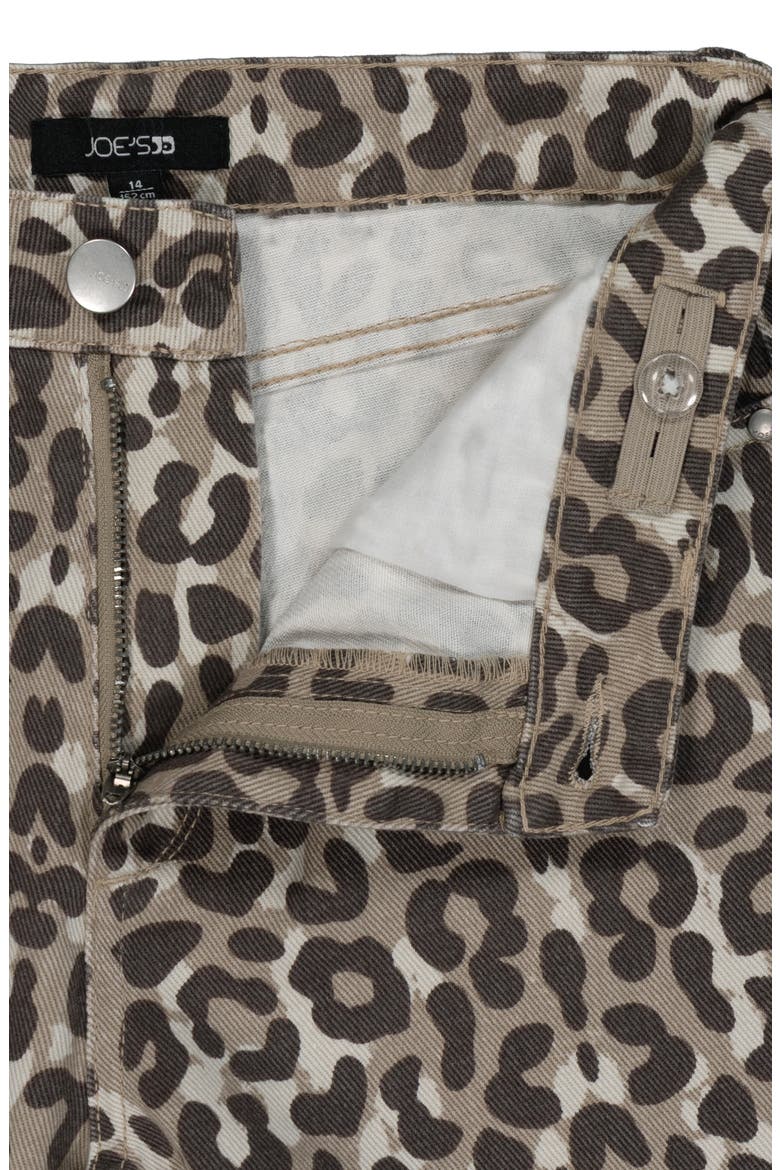 Kids' Mia Wide Leg Leopard Print Jeans, Alternate, color, LEOPARD