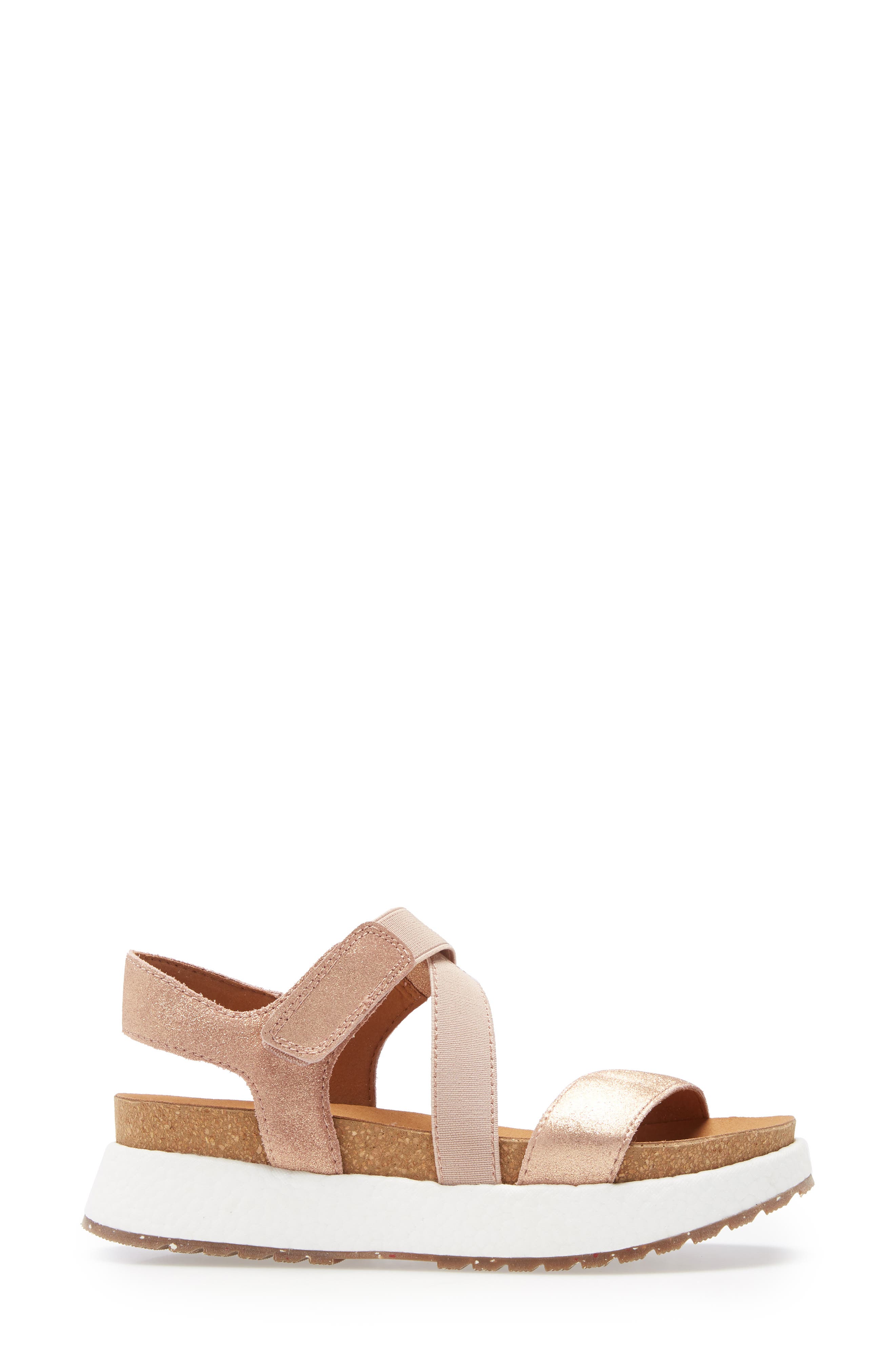 Sierra Platform Wedge Sandal, Alternate, color, COPPER LEATHER