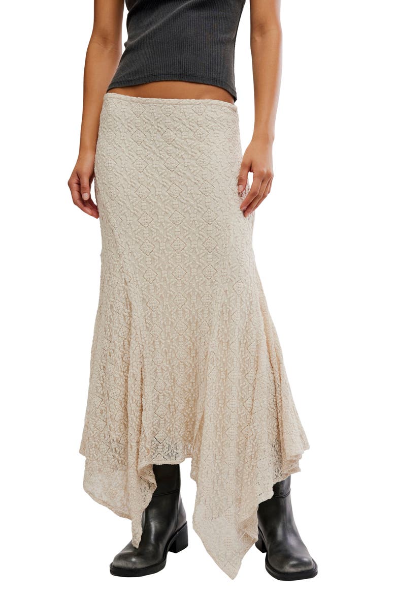 Bella Lace Mermaid Skirt, Main, color, TEA