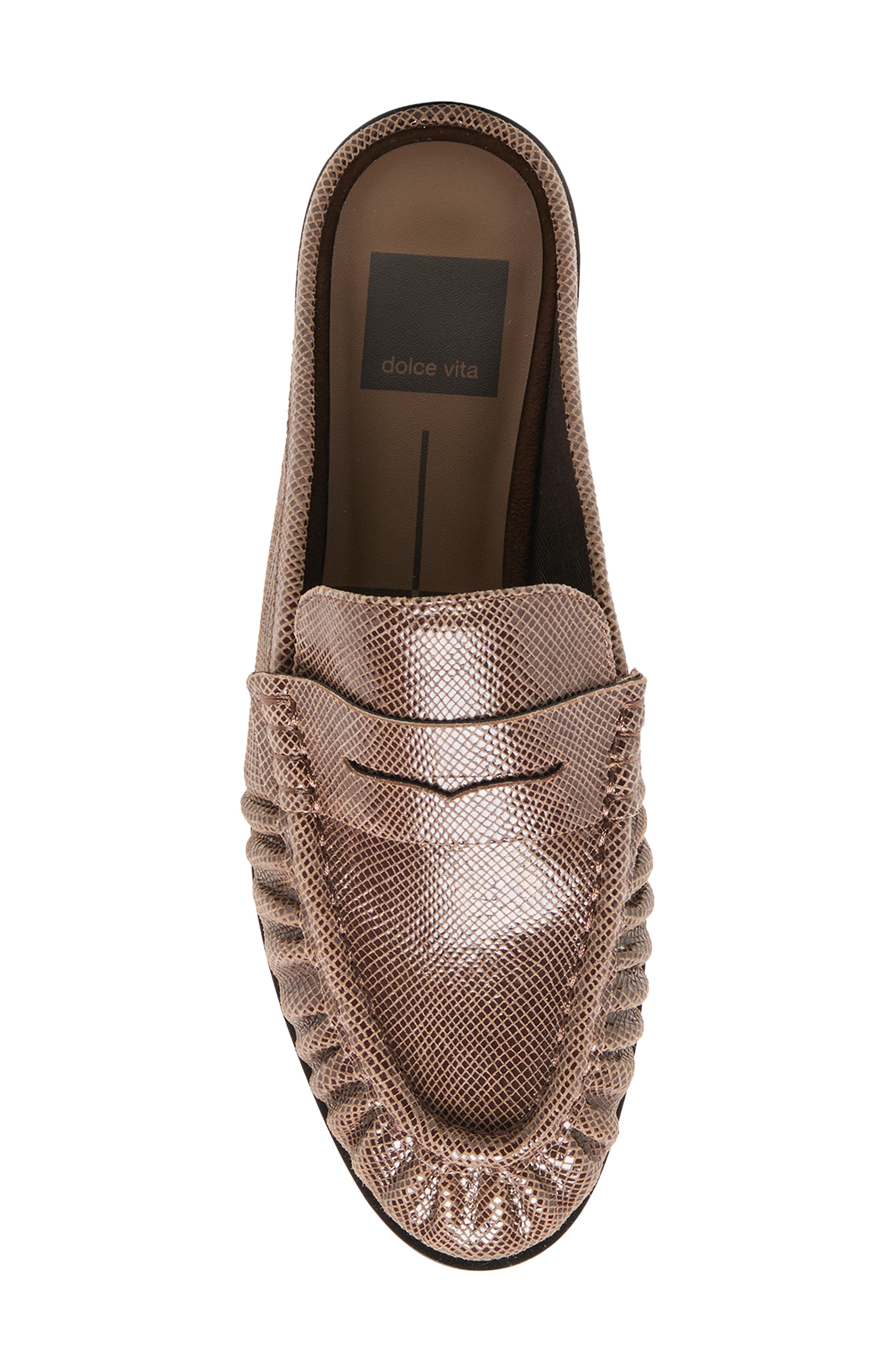 Dolce Vita Betzy Mule, Alternate, color, Mocha Embossed Suede