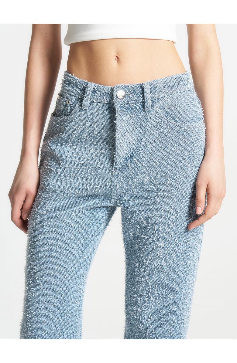 Manière De Voir Sara Boucle Straight Leg Jeans, Alternate, color, Light Blue