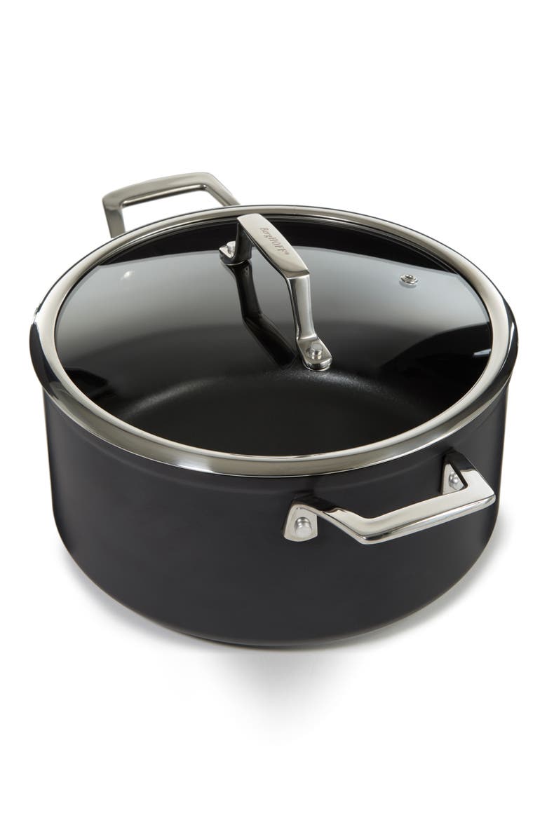 Hard Anodized 4-Piece Cookware Set, Alternate, color, BLACK