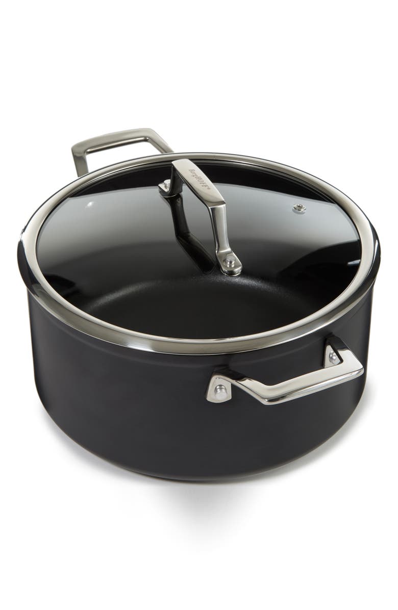 BergHOFF Hard Anodized 4-Piece Cookware Set, Alternate, color, Black