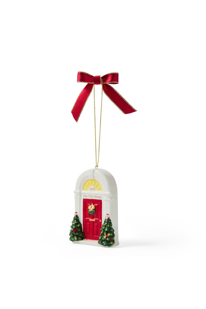 Christmas Tree First Home Door Ornament Dated 2026, Main, color, Multi