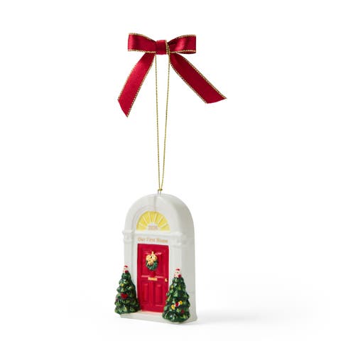 Christmas Tree First Home Door Ornament Dated 2026