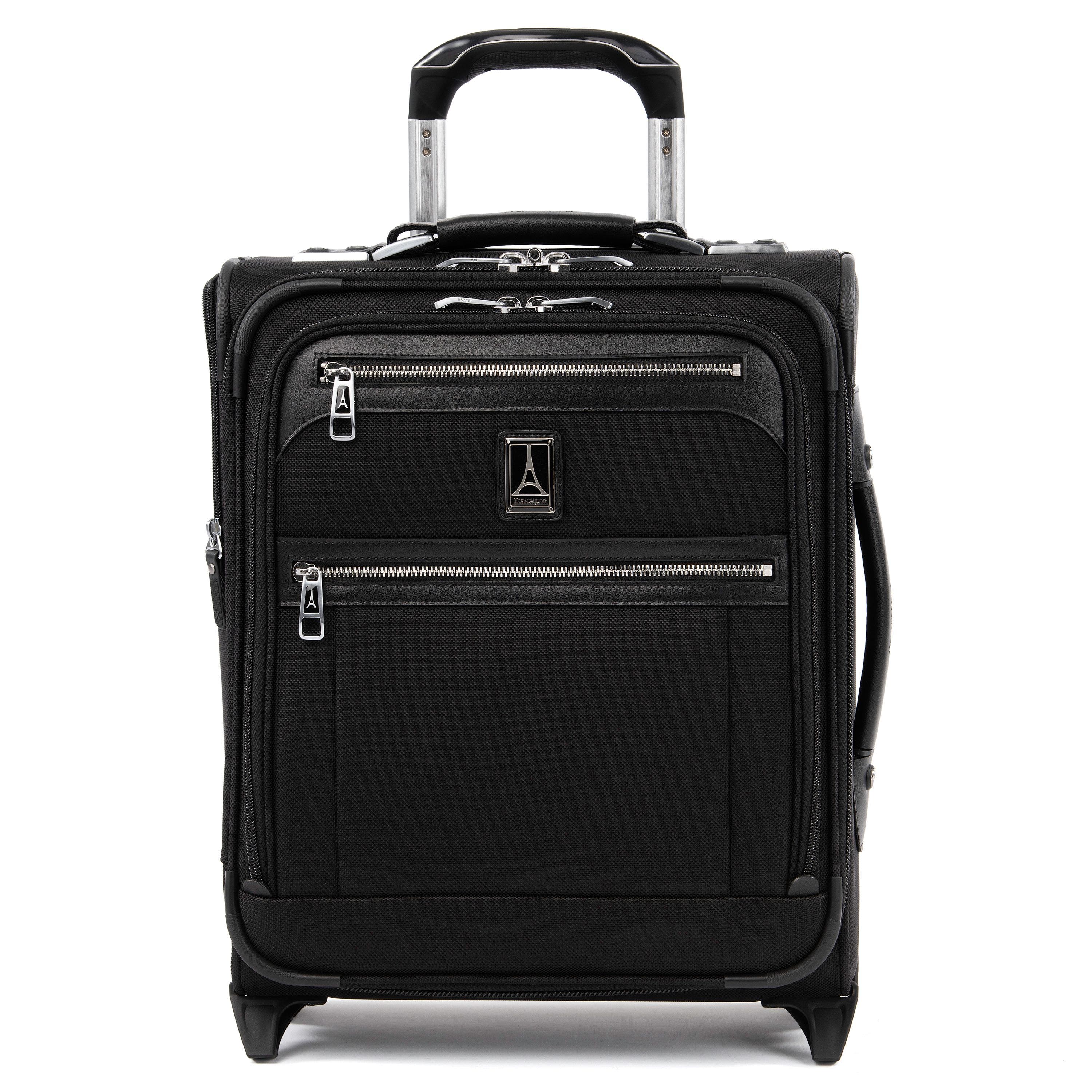 TRAVELPRO Platinum Elite Softside Expandable Carry-On 16-Inch 2 Wheel Luggage, Main, color, Shadow Black