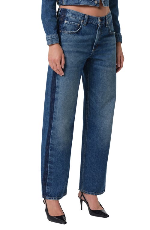 Citizen Of Humanity Citizens Of Humanity Lindz Low Rise Easy Straight Leg Jeans In Blue