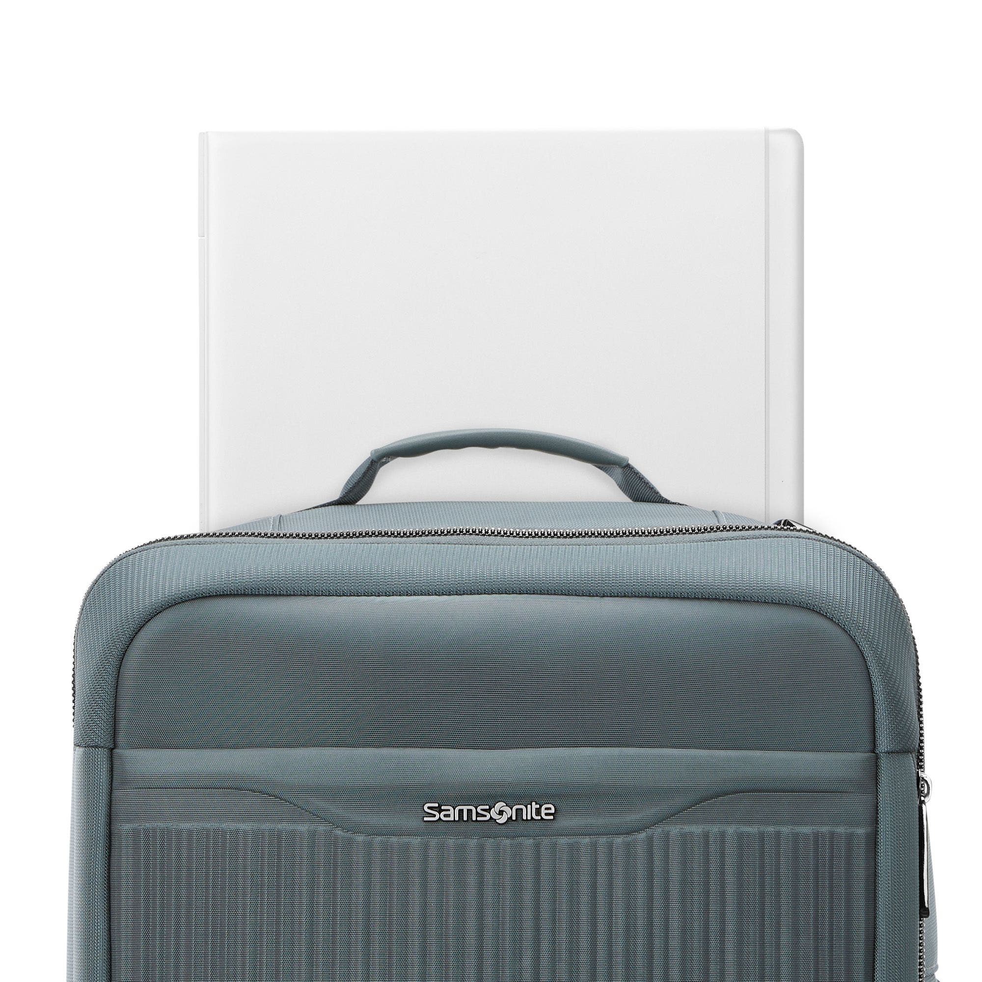 Silhouette 18 Travel 20" Carry On Laptop Backpack, Alternate, color, Slate Blue