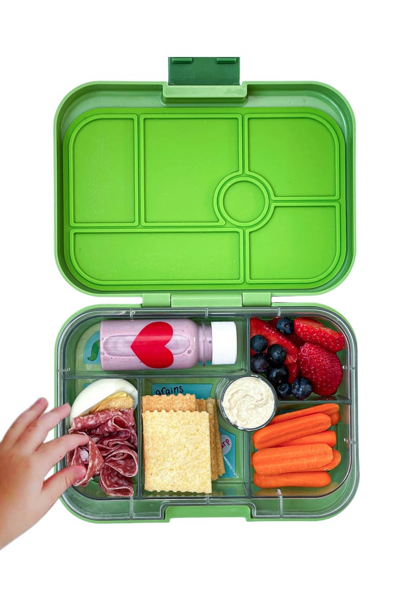 Yumbox Original Leakproof Bento Lunch Box for Kids, Alternate, color, Jurassic Green