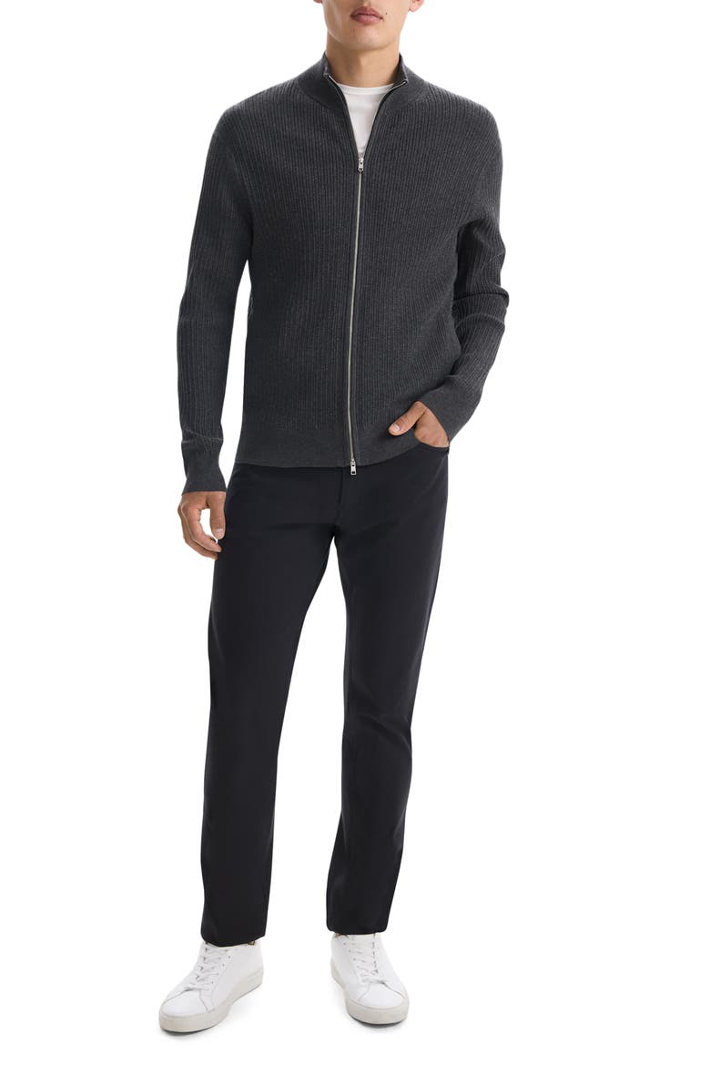 Riland Cable Zip Cardigan, Alternate, color, PSTL MELNG