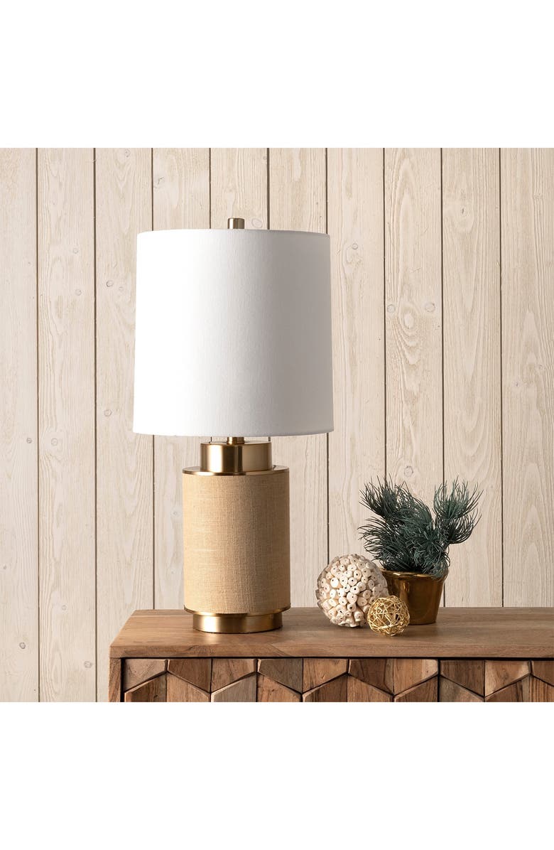 NULOOM Beige Ramona 24" Iron Table Lamp, Alternate, color, 