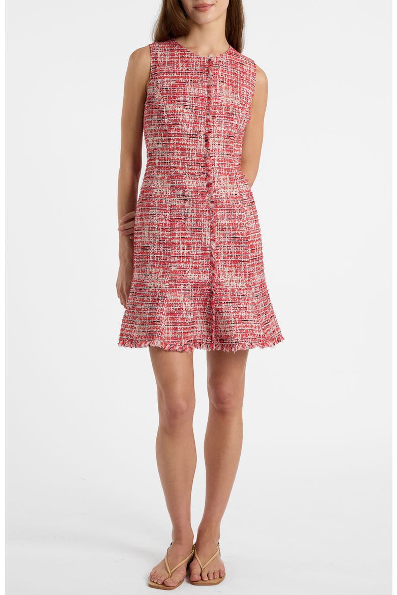 Curona Sleeveless Sheath Dress, Alternate, color, Chili Pepper