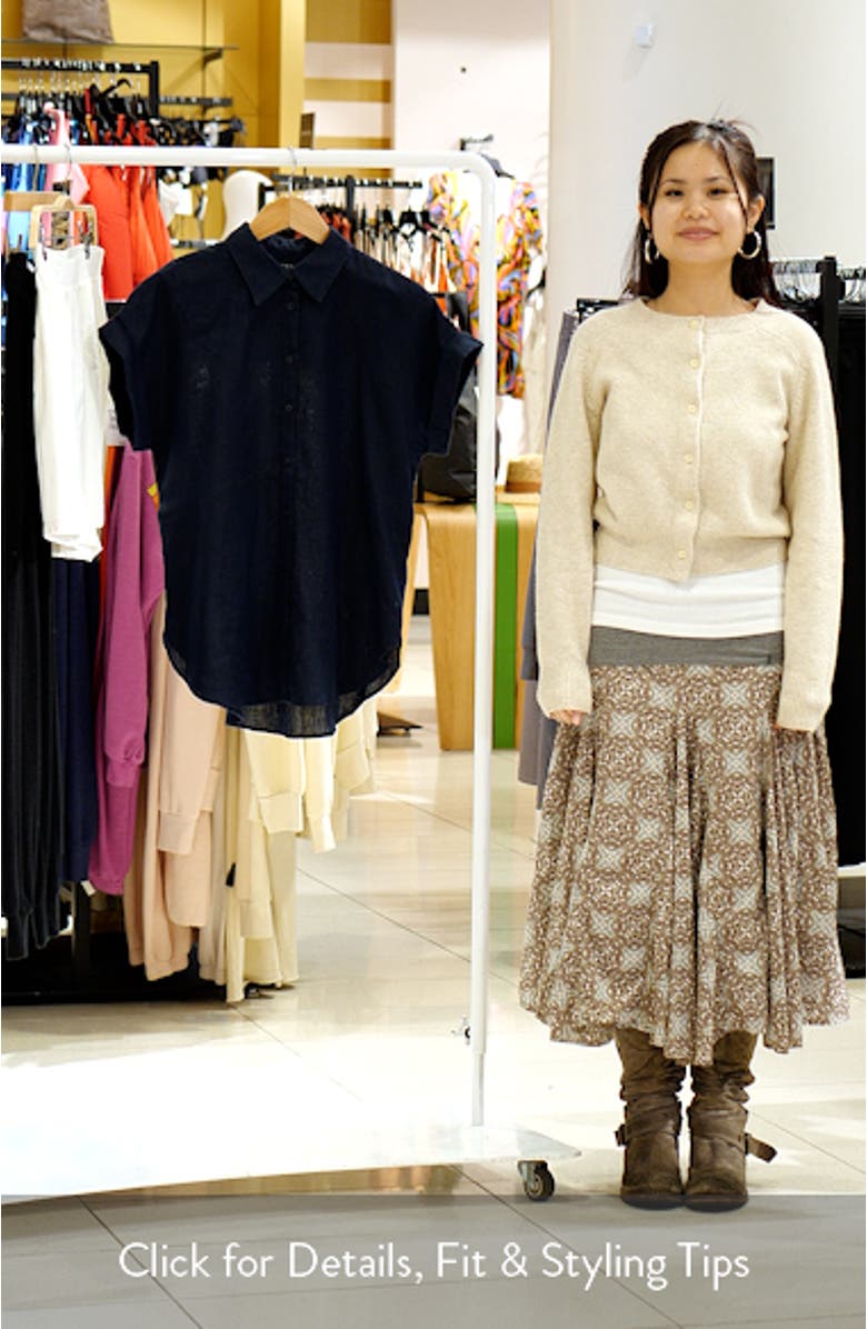 Short Sleeve Linen Button-Up Shirt, sales video thumbnail