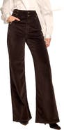 Ramy Brook Liv Velveteen High Waist Wide Leg Pants