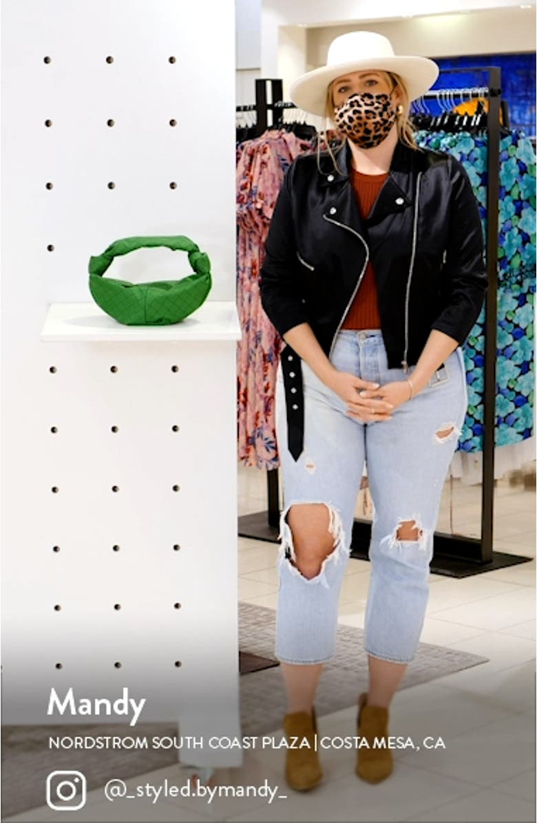 Mini Double Knot Jacquard Hobo Bag, sales video thumbnail