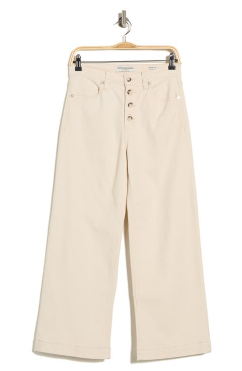 The Wave High Waist Crop Wide Leg Jeans