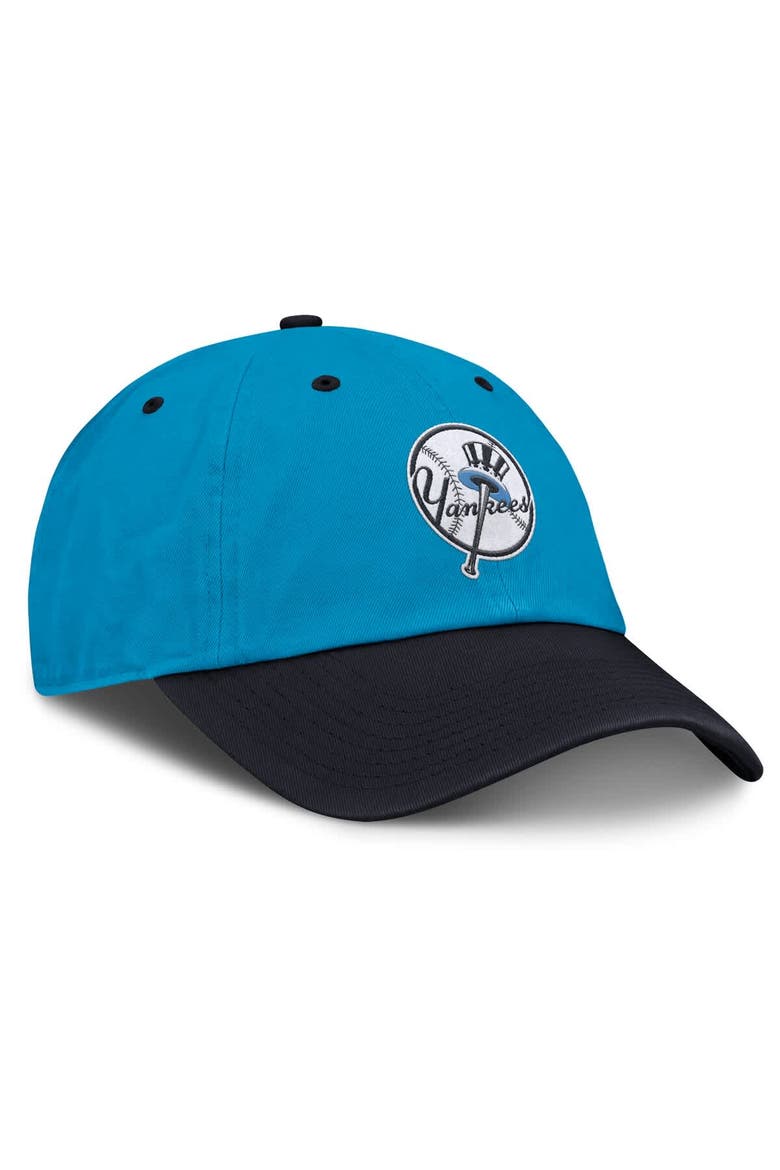 Men's Nike Blue/Navy New York Yankees Neon 90s Club Adjustable Hat, Alternate, color, Blue
