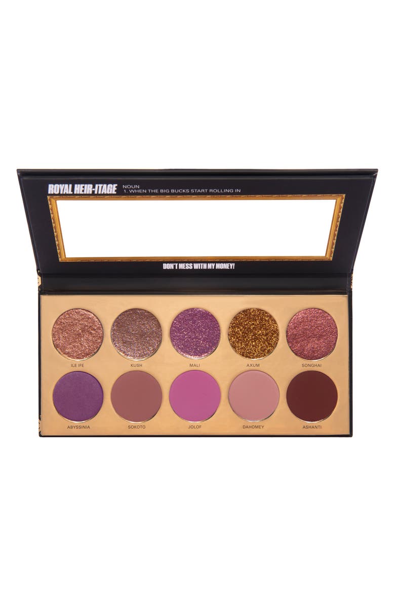 UOMA Beauty Black Magic 'Coming 2 America' Royal Heir-itage Color Palette, Main, color, 