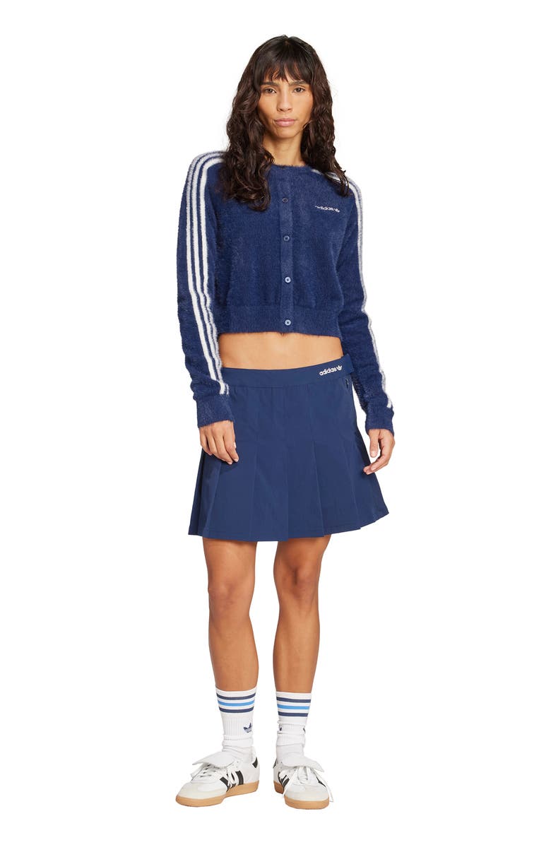 adidas Pleated Skirt, Alternate, color, Night Indigo