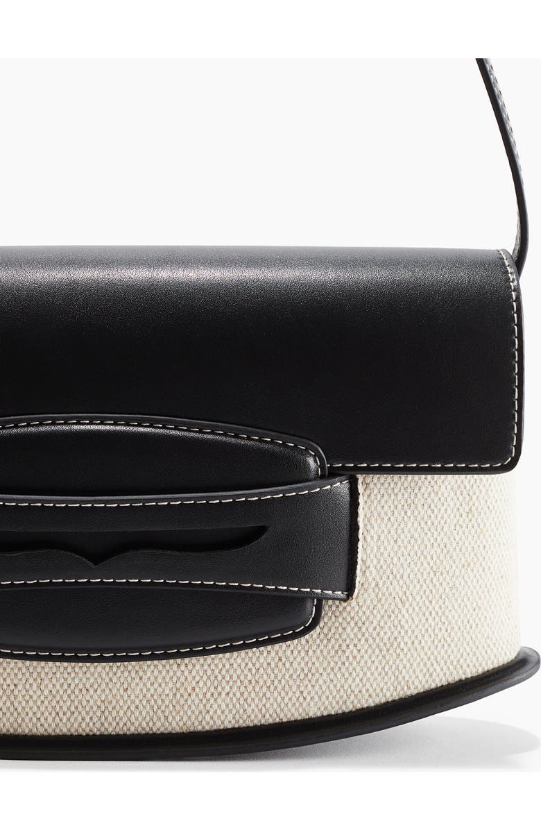 H&M Shoulder Bag, Main, color, Cream/Black