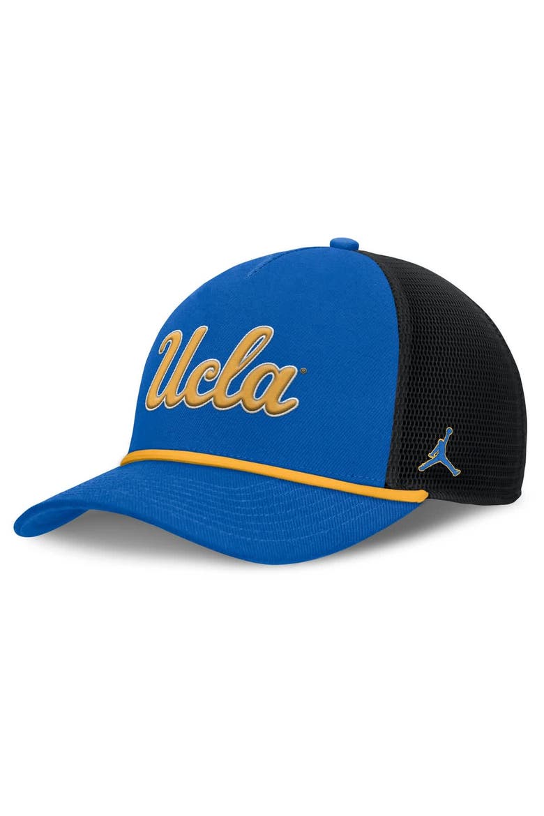 Men's Jordan Brand Blue UCLA Bruins Rise Primetime Trucker Adjustable Hat, Main, color, Blue