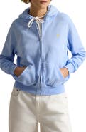 Polo Ralph Lauren Full Zip Cotton Blend Fleece Hoodie