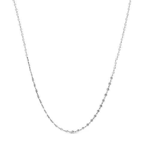Sterling Silver 3/8 Cttw Diamond Marquise Station Necklace