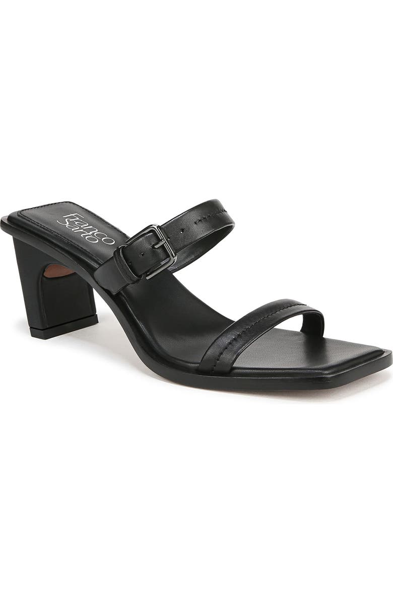Franco Sarto Frenza Two Strap Sandal, Main, color, Black