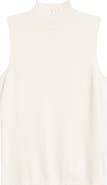 Anne Klein Sleeveless Mock Neck Sweater